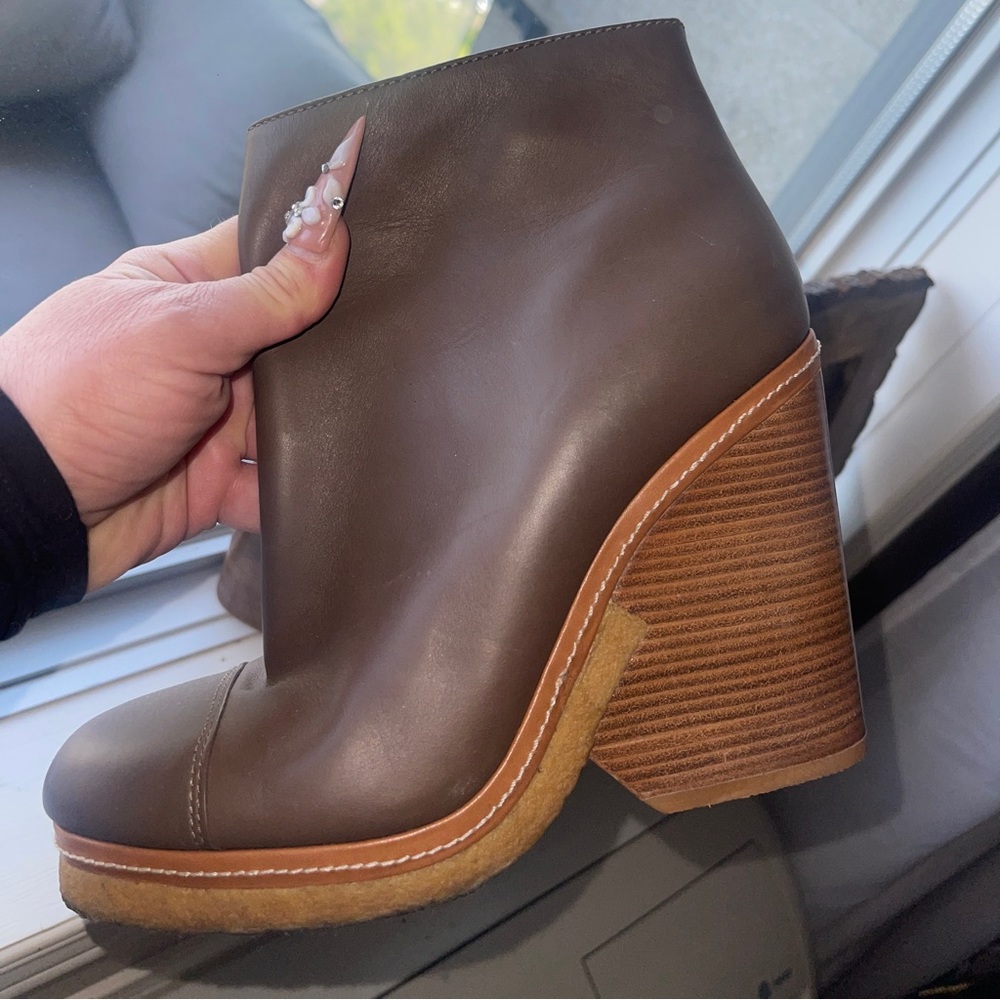 Marc Jacobs wedge booties size 10 - worn once